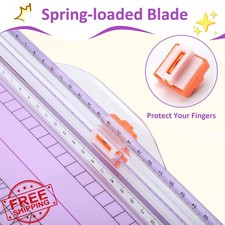 A4 Paper Cutter 12 Inch Trimmer, 2 Blades, Ruler