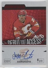 2023-24 Credentials Debut Ticket Access Red 3/99 Matthew Coronato Auto 00em