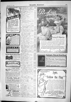 Alter 1905 wissenschaftlicher amerikanischer unvergleichlicher Autokran Flagge Cadillac Arnika 20.