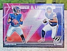 2023 Panini Zenith - Thunder & Lightning Silver #5 Justin Fields, D.J. Moore