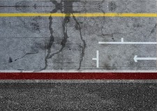 Decalcomania diorama pista pit asfalto boxengasse 1:18 modellino autoadesivo