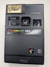 Colorburst 250 Kodak Instant Camera Electronic Flash Tested W/ Batteries Flashes