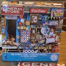 THE GENERAL STORE - Complete - CEACO PUZZLE 1000 Pieces. Made In The USA