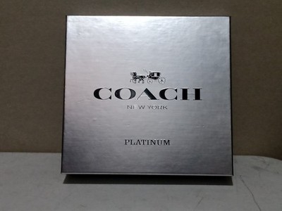 COACH PLATINUM FOR MEN 3 PCS SET: 3.3oz EAU PARFUM+0.25oz PARFUM SPRAY~3.3oz S/G