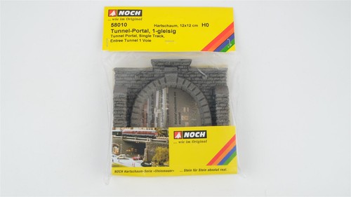 NOCH H0 58010 Espuma Dura Túnel Portal 1 Vía, 12 x 12 cm | Condition: Gebraucht