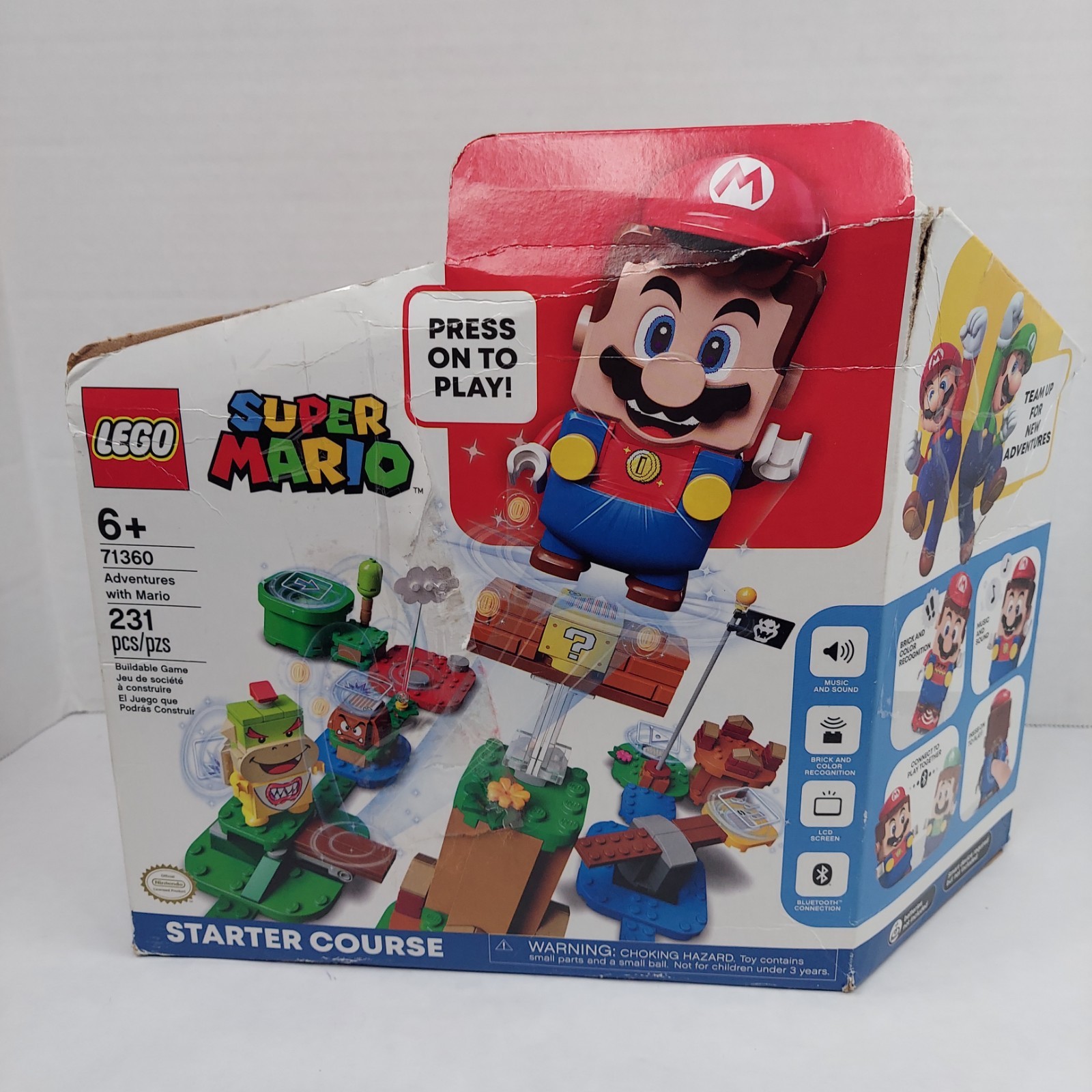 LEGO Super Mario 71360 Starter Course Sealed Bags with Mario & Bowser Jr