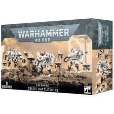 T'au XV8 Crisis Battlesuits - Customizable Miniature Figures