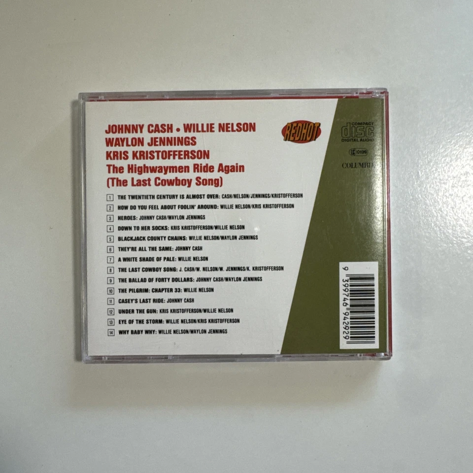 The Highwaymen Ride Again  (CD, 1991) Kristoffeson Cash Nelson Jennings - Image 2 of 4