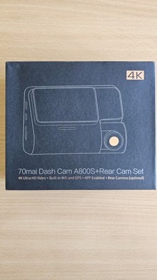 70mai DashCam A800S+Rear Cam Set - 4K - GPS - WiFi - App fähig - ohne SD-Karte