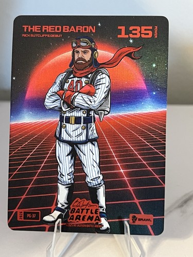 2025 Bo Jackson Battle Arena THE RED BARON Rick Sutcliffe Power Glove 135 Power