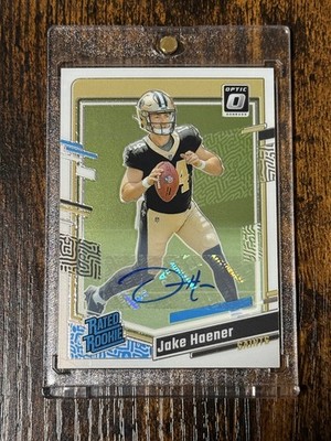 2023 Panini Donruss Optic - Rated Rookie RPS Jake Haener #277 Autographs /199