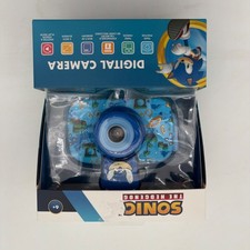 Sonic the Hedgehog Kids Digital Camera Blue Video Photo 2 Inch Screen SNCm1208BX