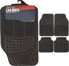 FOR MAZDA 2 3 5 6 - HEAVY DUTY UNIVERSAL RUBBER CAR MATS 4 PIECE
