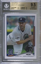2014 Topps Access Pass Redemption 1st Edition /10 Justin Verlander BGS 9.5 1h1