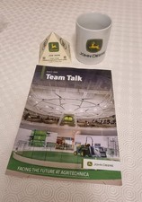 John Deere Memorabilia Large Mug Magnetic Pyramid & Booklet Tractor Collectable