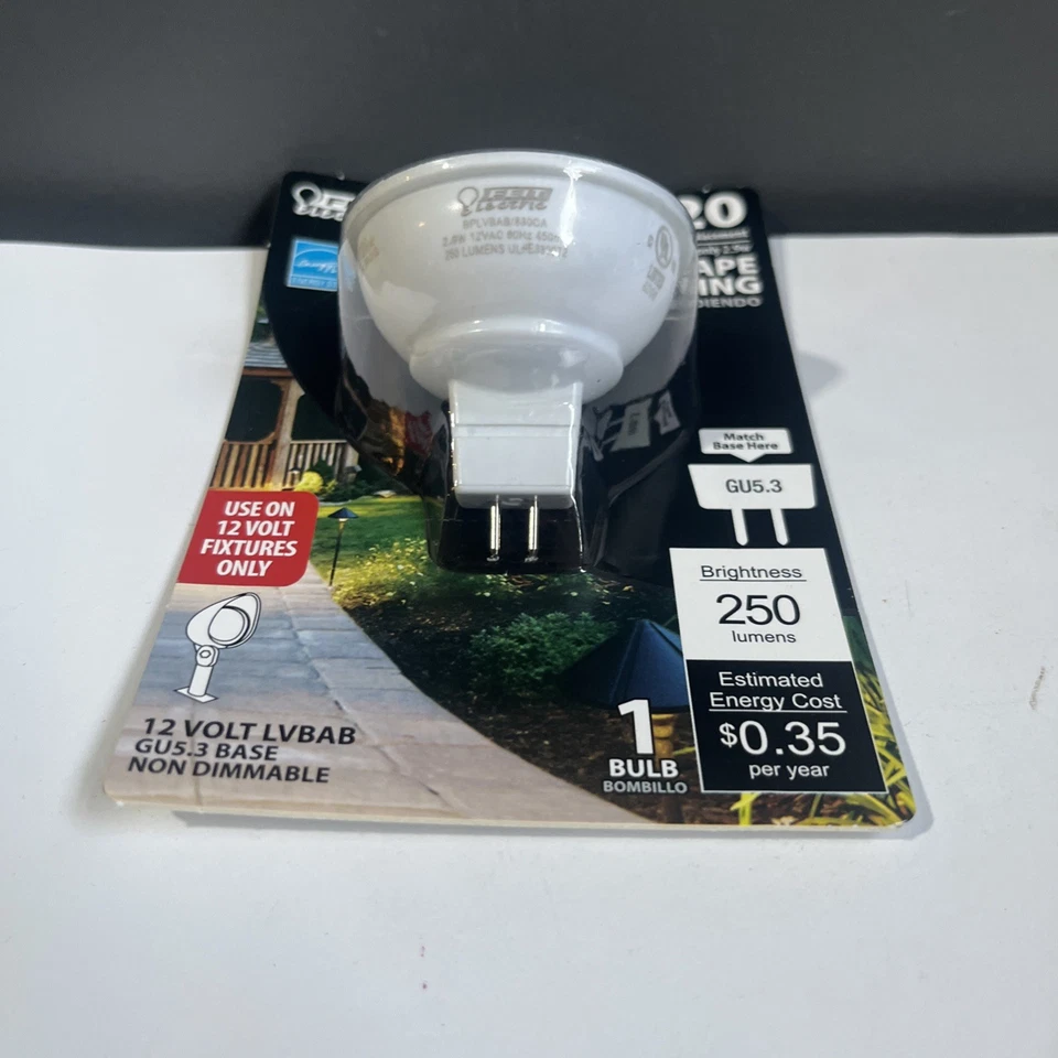 Feit FEIT 3 watts GU53 LED Bulb 250 lumens Warm White Landscape and Low Voltage - Image 3 of 4