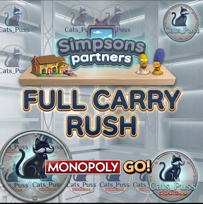 PARTNERS EVENT MONOPOLY GO RUSH FULL CARRY 80K POINTS