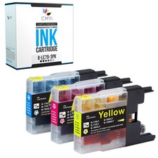 3-Pack Compatible LC79 Color Ink Cartridges fits Brother MFC-J6710DW J6910DW