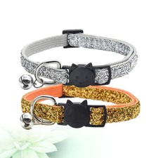 2 PCS Colier Pour Chat Collier Clochette Fournitures Animaux De Compagnie