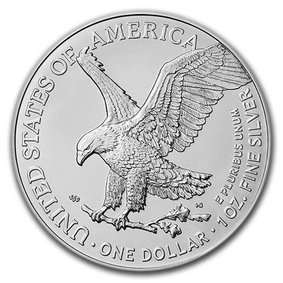 純銀1オンス 2024年度　アメリカイーグル5枚　仕込み時　最終値段です♪ 2024 (P) $1 American Silver Eagle Star Privy 1 oz .999 Fine Silver