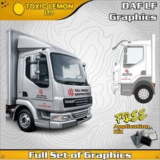 DAF LF Fahrzeug Grafik LKW LKW LKW Seiten Aufkleber - Schild Schriftzug
