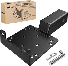 Nilight Universal Trailer Hitch Winch Mounting Plate 2 Trailer Hitch Receiver