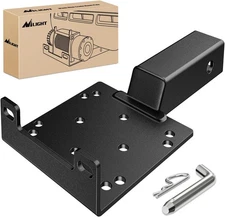 Nilight Universal Trailer Hitch Winch Mounting Plate 2" Trailer Hitch Receiver