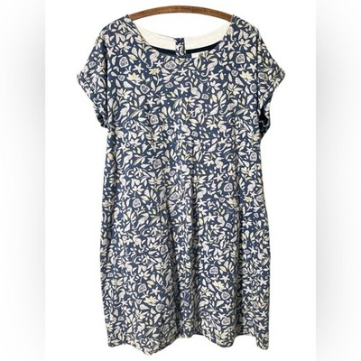 Weird Fish Dress Size 16 Seahorse Ocean Summer Beach Vacation Organic Cotton