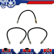 For International Harvester L151 1951-1952 Front Rear Kit Brake Hose Line 3PCS