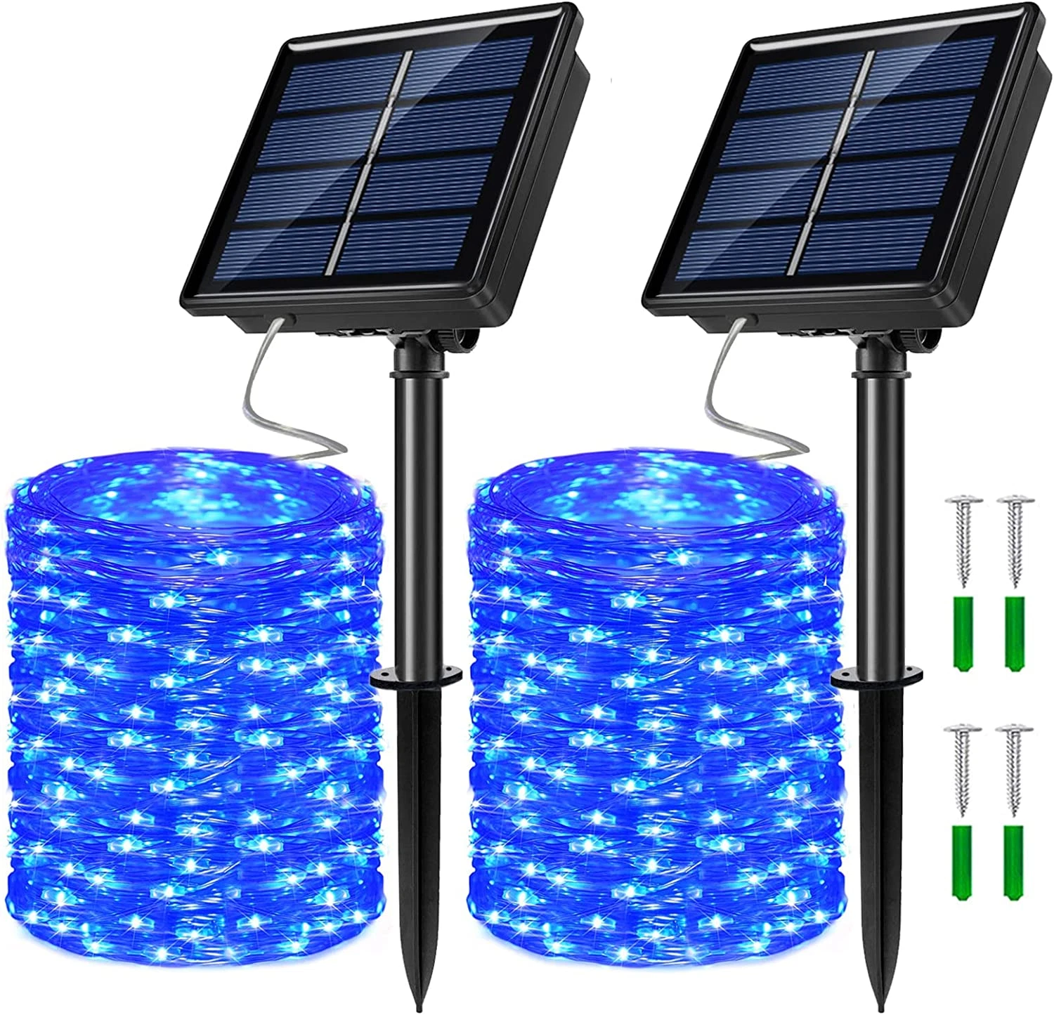 Solar Powered Fairy String Lights Outdoor Garden Patio Decor Waterproof LED