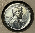 1943-P 1c Lincoln Cent - Steel Cent w/ Wheat Reverse - BU