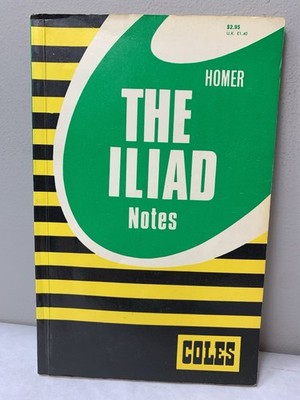 Coles Notes The Iliad 1979 Paperback