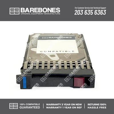 619286-003 COMPATIBLE 1 Year BBO Warranty   HPE 600GB SAS 6G 10k SFF SC SGT HDD