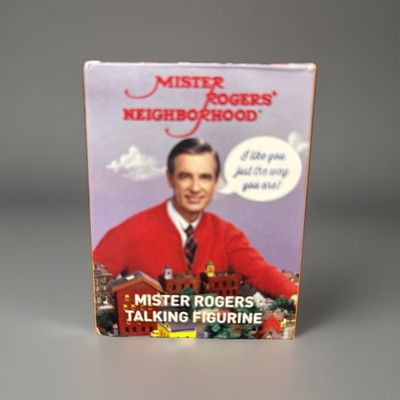 Running Press Mister Rogers Neighborhood Talking Figurine Spiral Bound Flip Book