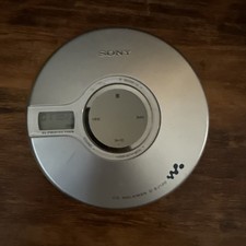 Sony CD Walkman D-EJ120 Portable Player G-Protection CD-R/RW Playback Silver