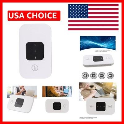 Portable 4G LTE WiFi Hotspot - Supports 10 Users, Ideal for Camping & Vacations