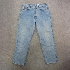 Vintage Calvin Klein Jeans Womens 14 Denim High Rise Straight Leg Made USA 90s