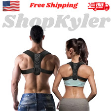 New True Fit XL Adjustable Posture Corrector Back Brace for Men Women