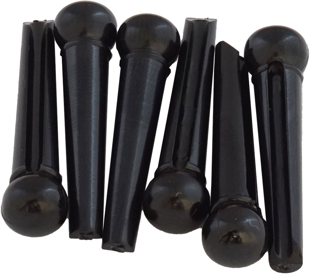 Guitar Bridge Pins, Black, Viking VS-5200K, Guitar Spares at Hobgoblin Music