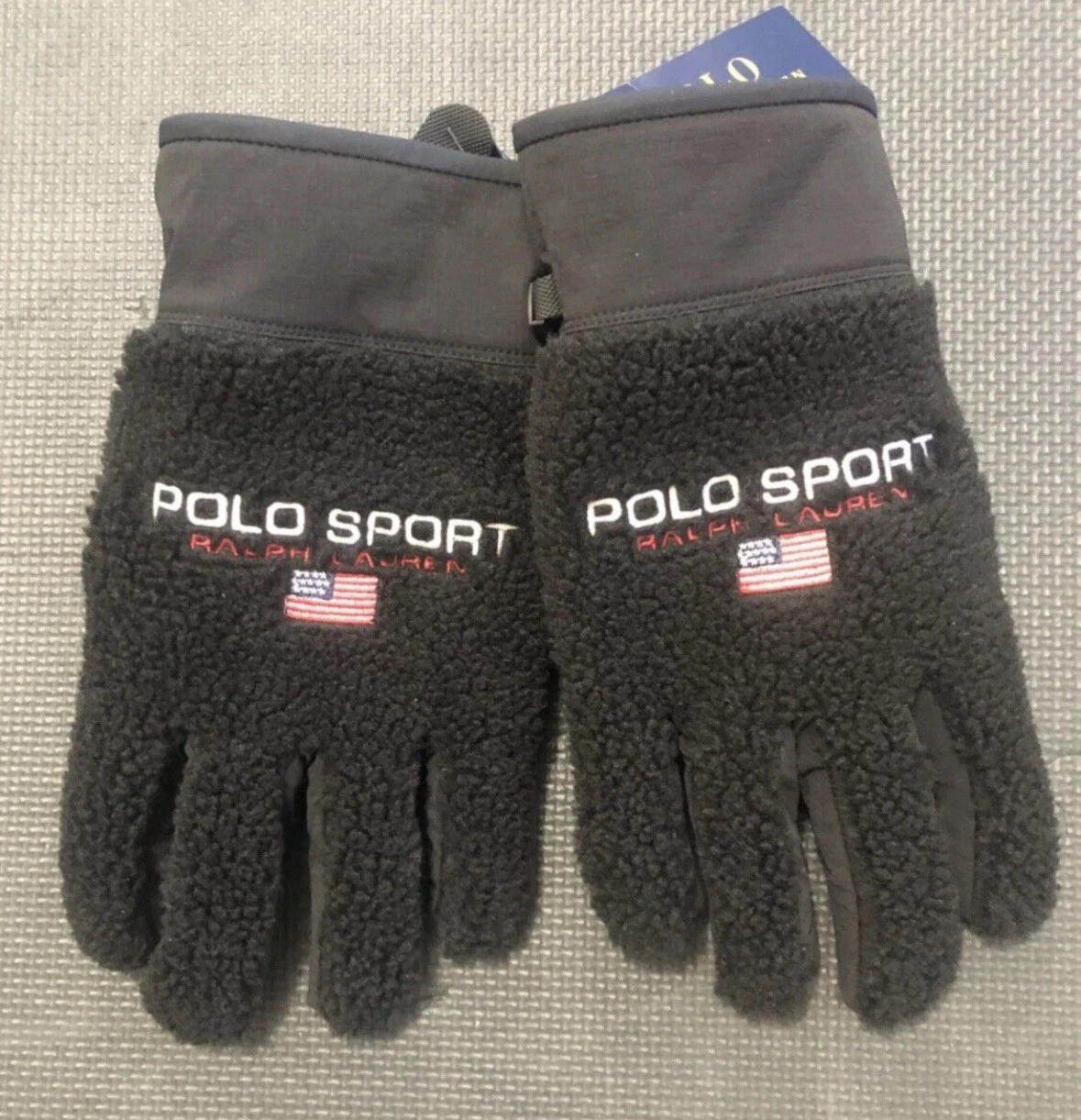 Polo Ralph Lauren Polo Sport Sherpa Ski Snowboard Gloves Men’s Medium NWT