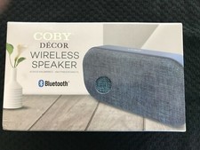 Coby Decor Wireless Bluetooth Speaker Blue NEW