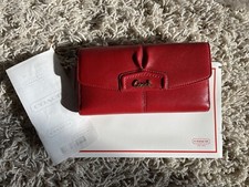 Cartera COACH para mujer - roja