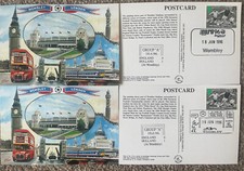 England v Holland 1996 Dawn First Day ‘Cover’/Postcard X 2