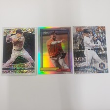 Alex Bregman 2021 Topps Black Gold-Topps Chrome Refractor Insert-Bowman Icy Foil