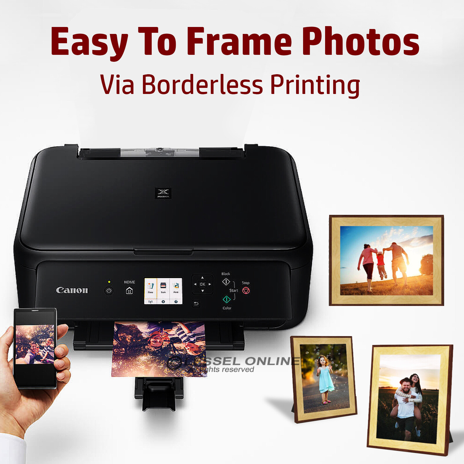 Canon PIXMA TS5160 AllInOne Wireless Printer Auto Duplex Cloud Print