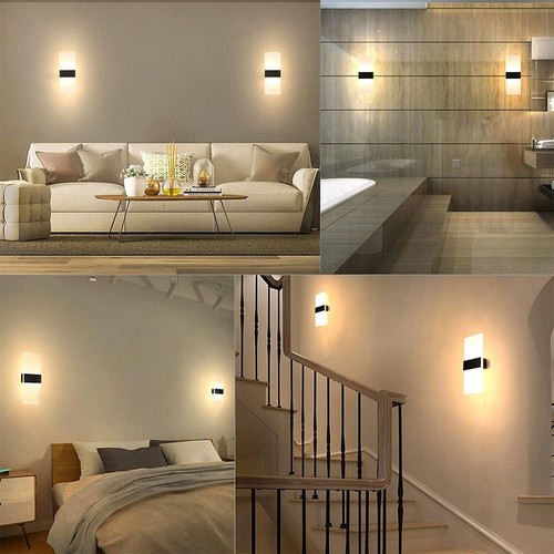 Battery Operated Wall Sconce Set of 2, Rechargeable wall lights Touch Control... - Picture 6 of 7