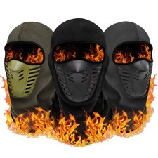 Winter Motorcycle Balaclava Ski Full Face Mask Windproof Fleece Warm Cycling Hat