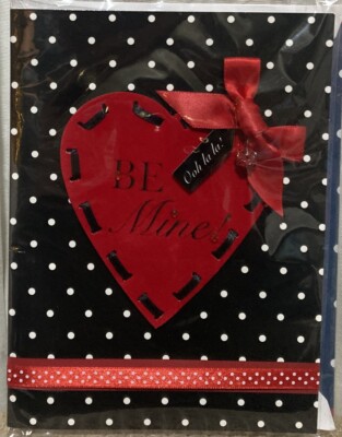 Valentinstagskarte ''''Be Mine'''' Ooh La La! - Markenzeichenkarte (20x15cm)