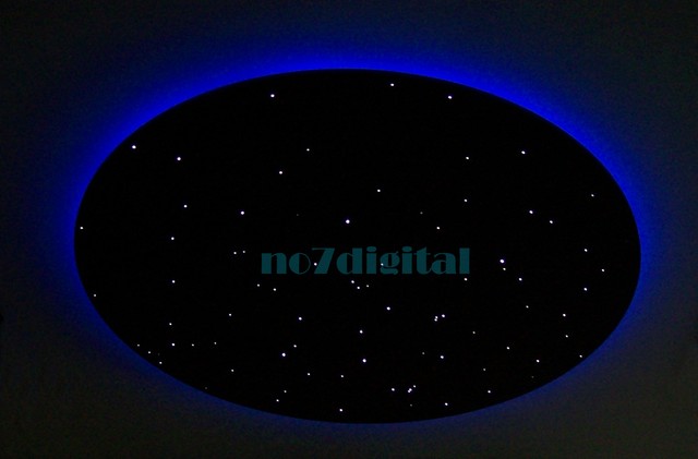 Color Change Twinkle Optical Fiber Light Diy Imitated Stars Ceiling Lamp Rgb