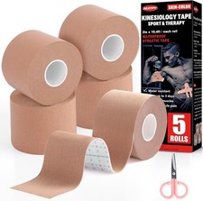 5 Roll Kinesiology Tape Athletic Muscle Support Sport Elastic Physio Therapeutic